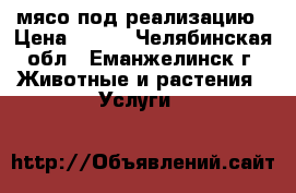мясо под реализацию › Цена ­ 200 - Челябинская обл., Еманжелинск г. Животные и растения » Услуги   